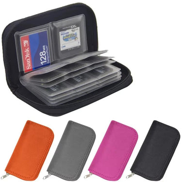 Memory Card Organizer Case - 22 Slots - InspiredGrabs.com